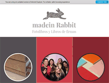 Tablet Screenshot of madeinrabbit.com